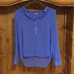 Powder Blue J. Crew Blouse